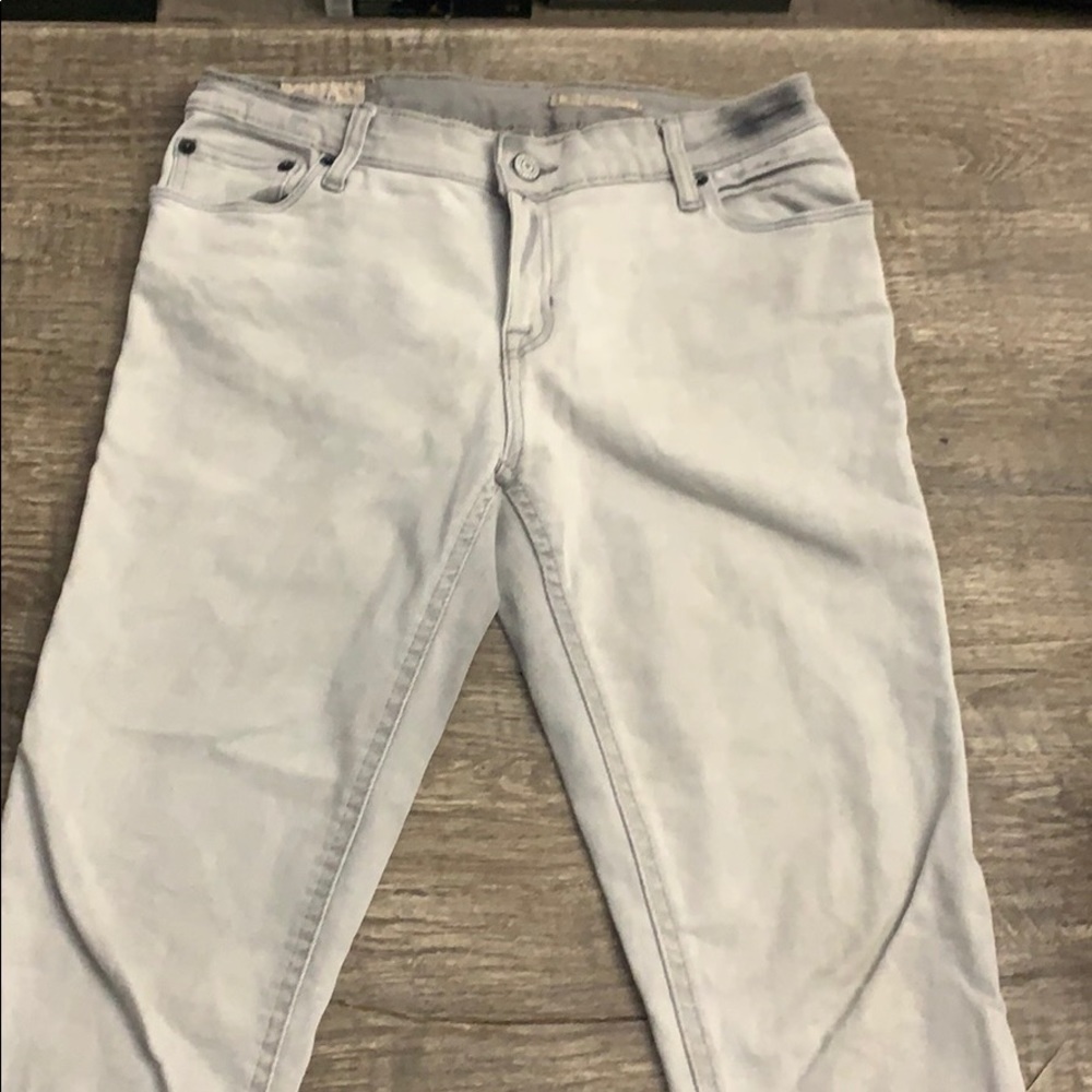 Gray girls jeans